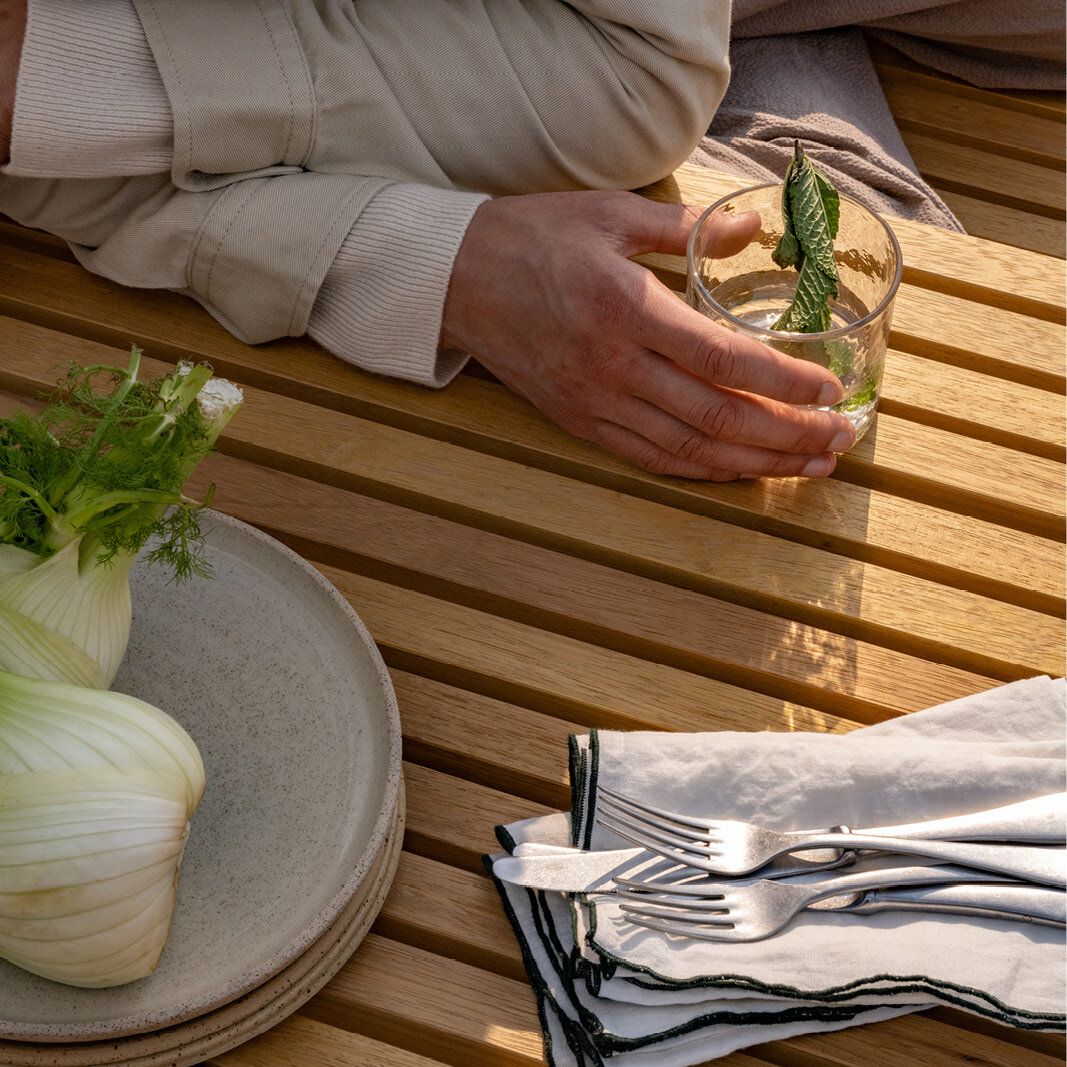 ⭐Jing⭐　INOUT NEW Standard Table New Classic Outdoor Table Steel white powdercoating